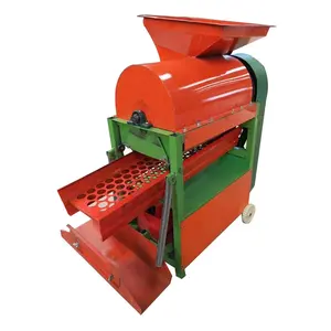 Chestnut skin removing peeler shelling machine for small house business