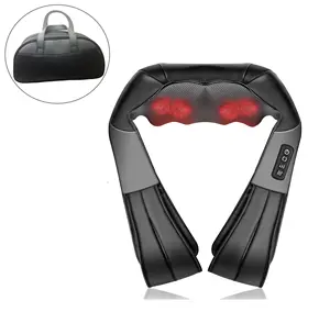 Máy Mát Xa Cổ Và Vai Với Nhiệt Thực Sự Thư Giãn Điện Sâu Mô 3D Nhào Cổ Massager