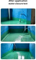 Revêtement imperméable flexible haute résistance PUXIANG, polymère acrylique modifié anti-fissures pour salle de bain et construction murale