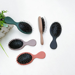 Mini Portable <strong>Travel</strong> Cushion Detangler <strong>Brush</strong> Scalp Massager Comb <strong>Hair</strong> Extension <strong>Brush</strong> Kids Nylon Boar Bristle Detangling <strong>Brush</strong> - Product Image 4