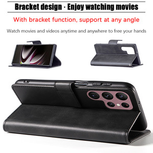 Cartera de negocios de lujo Flip cuero a prueba de golpes fundas de teléfono móvil para Samsung Galaxy S23 Ultra S21 S22 Plus A13 A54 A34 A23 caso - Product Image 2