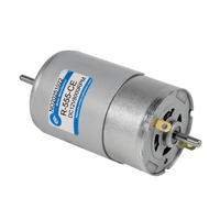 Moteur Xinyongtai R-555 à double arbre 6V 12V 24V, générateur CC, moteur électrique pour fauteuil de massage, moteur vibrant à aimant permanent