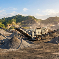 Trituradora de Piedra Móvil de Tipo Oruga de Alta Calidad y Gran Capacidad de 100 t/h para Residuos de Construcción