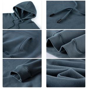 TKAN368 Heavyweight Winter Tinck algodón personalizado 3D Puff impresión pulóver EE. UU. tamaño liso hombres sudadera sudaderas con capucha al por mayor - Product Image 4