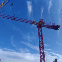 Mini-grue à tour sans cabine 2,5T 36M avec boîte de vitesses, moteur, variateur de fréquence, télécommande et joystick - Modèle HS3610P