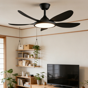 <span class=keywords><strong>Ventilador</strong></span> <span class=keywords><strong>de</strong></span> <span class=keywords><strong>Techo</strong></span> <span class=keywords><strong>de</strong></span> Plástico <span class=keywords><strong>de</strong></span> Seis Velocidades con Luz LED Regulable, Control Remoto, 5 Aspas, para Sala <span class=keywords><strong>de</strong></span> Estar, Ahorro <span class=keywords><strong>de</strong></span> Energía, Bajo Ruido, para el Hogar - Product Image 5