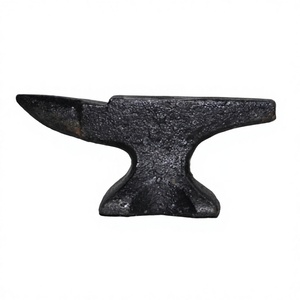Escultura de yunque de hierro fundido, estilo de mediados de siglo, decoración del hogar, herrero, un solo cuerno, yunque, artesanías de alta resistencia, objeto, logotipo personalizado - Product Image 1