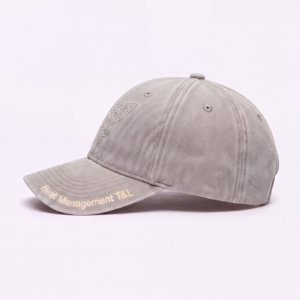 Wholesale Custom Logo Rhinestone <b>Flat</b> Embroidered Distressed Denim 6 Panel Baseball Cap Vintage Dad <b>Hat</b> Manufacturer - Product Image 5