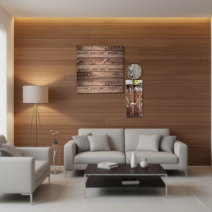 แผ่นตกแต่งผนังลายไม้ Zaa ขนาด 70x70 ซม. สไตล์เรสติก สำหรับตกแต่งบ้าน แพ็ค 100 ชิ้น - Product Image 2