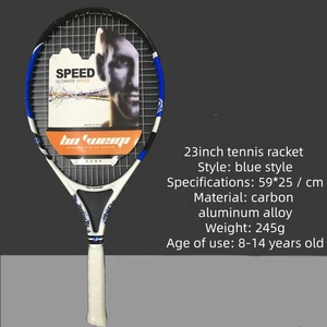 Vente en gros de raquettes de <span class=keywords><strong>tennis</strong></span> pour enfants de qualité supérieure en carbone et aluminium intégrées, tailles 19/21/23/25 pouces - Product Image 3