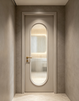 Portes en bois massif éblouissantes, insonorisées, résistantes aux rayures et à l'usure, au design minimaliste, pour hôtels, villas et intérieurs.