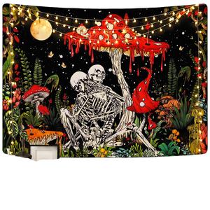 <span class=keywords><strong>Tapisserie</strong></span> <span class=keywords><strong>de</strong></span> champignon <span class=keywords><strong>de</strong></span> qualité en gros, <span class=keywords><strong>tapisserie</strong></span> <span class=keywords><strong>de</strong></span> plante rétro, lune, jardin, galaxie, mur gothique hippie - Product Image 1