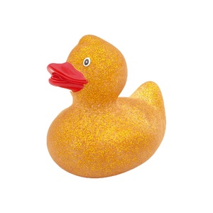 Bồn tắm bóp sounding kêu cót két Vàng vịt long lanh đua cao su Vịt Nhựa đầy màu sắc cao su tắm vịt cho phòng tắm sử dụng - Product Image 1