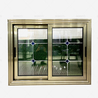 Fenêtres en verre résistant aux ouragans de la Floride et fenêtres coulissantes horizontales pour maison, école, fenêtres en PVC/UPVC