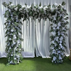 B-HFA017 Wedding Artificial <b>Heart</b> <b>Shaped</b> Flower Arch Backdrop Wedding Arch Flowers Arrangement Silk Flower Arch Decoration - Product Image 3