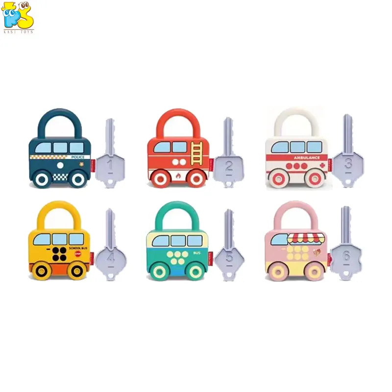 Mobil Mainan Pengunci Anak, Mobil Mainan Lalu Lintas Edukasi Dini Nomor Yang Cocok 6 Buah