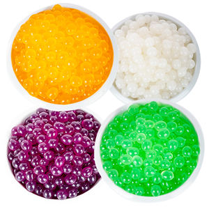 Preço de fábrica 2.8kg Laranja Estourando Boba Bubble Tea Ingredientes Estourando Boba Fornecedor Chain Store Beverage Production - Product Image 1