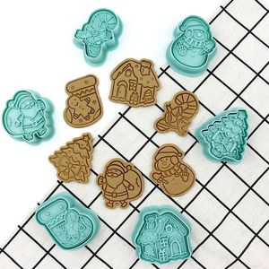 6 pz/set <span class=keywords><strong>di</strong></span> natale biscotto goffra stampo cartone animato Babbo Natale <span class=keywords><strong>fiocco</strong></span> <span class=keywords><strong>di</strong></span> <span class=keywords><strong>neve</strong></span> Spaceman modello UFO Cookie Cutter - Product Image 5