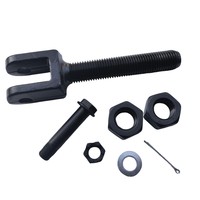 Boulon de réglage de chaîne à crochet pour semi-remorque benne basculante de camion minier, M30 250, forgeage intégral, traitement de recuit