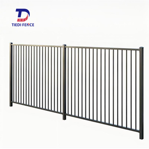 Ucuz Standart 4' Metal Çit Panelleri Havuz Güvenliği Fikirleri İçin, Satılık Ferforje Çit Panelleri - Product Image 1