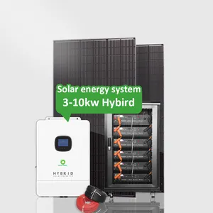 Penggunaan di rumah sistem energi surya grid off grid harga rendah 30KV 20KV 10KW pada grid terikat sistem energi surya