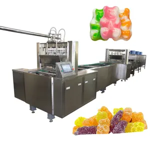 중국 큰 공장 젤리 거미 사탕 성형 기계 작은 용량 젤리 사탕 만드는 기계 젤리 채워진 사탕 기계