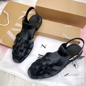 Sandali da <span class=keywords><strong>Donna</strong></span> alla Moda, Sexy, Intrecciati, Ciabatte Eleganti, Chaussure Femme, Sandali Piatti - Product Image 4