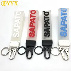 מותאם אישית Wristlet Keychain רך PVC Keychain גומי Keychain עבור קידום מתנות