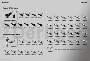 Kim loại không săm lốp van Đen TPMS thay thế van gốc - Product Image 6