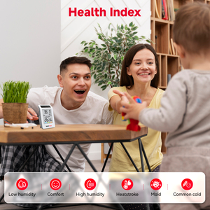 Wifi Thông Minh Kỹ thuật số nhiệt thoải mái nhựa điều khiển từ xa trong nhà ngoài trời độ ẩm nhiệt độ hiển thị hiện đại điện - Product Image 6