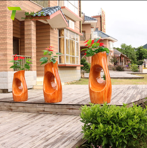 Vases de <span class=keywords><strong>jardin</strong></span> de grande taille, style européen, sculptés à la main, en fibre de verre, écologiques, imperméables, capacité 10L, légers, finition mate, prix <span class=keywords><strong>d</strong></span>'usine - Product Image 5