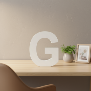 Letra G de madera para decoración de pared, decoración para el hogar y la oficina - Product Image 3