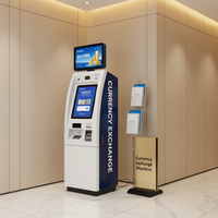Kiosque professionnel de lecture de passeports à écran tactile 19 pouces pour casino, machine de change de devises Jinrui FCM-501S, fournisseur de matériel financier