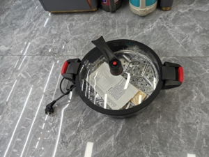 Casserole électrique Hoffmans HM-3032 8L, 1500W, autocuiseur à micro-pression, antiadhésif, <span class=keywords><strong>appareil</strong></span> de cuisine avec couvercle à glissière sécurisée - Product Image 5