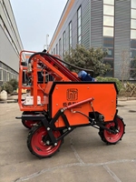 Mobile petit mini hydraulique béton empilage garde-corps clôture poteau pile presse pilote conduite Machine Portable génie civil