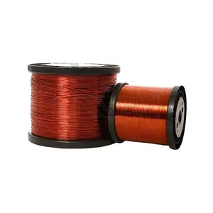 Copper Enameled Wire .34 Gauge 47 AWG Rewinding Copper Wire Motor For Sale Price Per KG