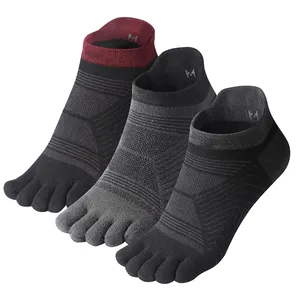 Coolmax Cushion Sports Mens Toe Yoga Socks