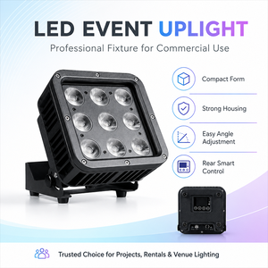Nuove Tendenze all'Ingrosso: Luci LED Par Pro per Palcoscenico DJ DMX Piatte RGBW da Esterno, Impermeabili - Product Image 1