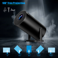 ISMARTX10 Noir Quad Core Android 13 1 Go 8 Go Wi-Fi Double Bande Prise en Charge de l'Écran Miroir Personnalisation du Logo et de l'Interface Utilisateur Vidéoprojecteur
