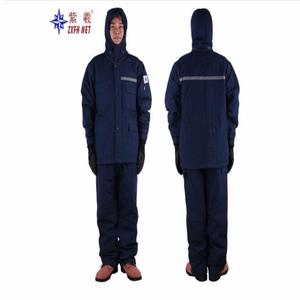 La fábrica de Shanghái ofrece ropa congelada en stock, ropa de protección para cadena de frío, chaquetas acolchadas de algodón grueso y azules. - Product Image 1