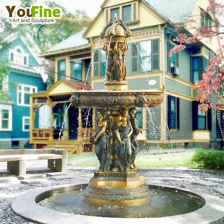 Water Fountain Sculpture Large Bronze Fountain