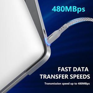 Cable Usbc Magnético Tipo C Pd Bio Datos móviles Imán trenzado plegable automático Tipo C <span class=keywords><strong>Cargador</strong></span> USB Cable <span class=keywords><strong>de</strong></span> carga magnético - Product Image 4