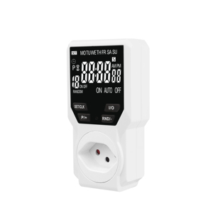<span class=keywords><strong>Timer</strong></span> Digitale Cowell TM07 con Presa SW, Display LCD, Interruttore Temporizzato, 18 Gruppi di Temporizzazione, Presa Intelligente con Ricarica Batteria IP20 - Product Image 5