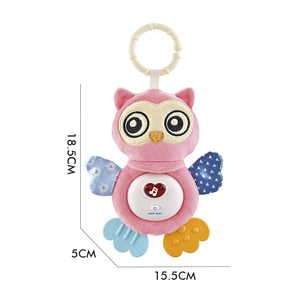 Poupée douce pour bébé, son et lumière, Animal, électrique, Musical, confortable, bébé hibou, jouet de sommeil pour nouveau-né - Product Image 4