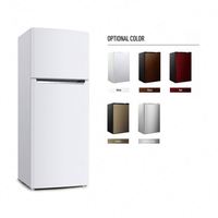 Nouveau produit 500L Vente en gros Étagères réglables en verre Serrure et clé en option Réfrigérateur congélateur pour la maison avec nouveauté d'usine