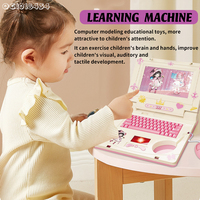 Regalos DE DESARROLLO Juguetes de Aprendizaje Temprano Juguetes Montessori para niños Stem Learning Computadora educativa Mini computadora portátil para niñas con música