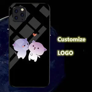 Custom LOGO Anime Incoming Call Led Flashing glowing phone cases for iPhone 14 Pro