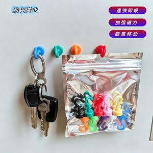 Crochet magnétique en plastique Jingxing 35 mm, matériau ABS, aimant néodyme puissant pour le rangement des vêtements - Product Image 2