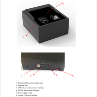 Kimlik için 13.56MHz temassız ABS sürücü lisansı e-pasaport kartı tarayıcı/WiFi/4G/5G 20cm okuma mesafesi