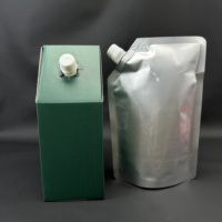 Sac en papier personnalisé de 1 L avec bec verseur, en aluminium, pour thé en sachet, boissons chaudes au café, avec bouchon à vis